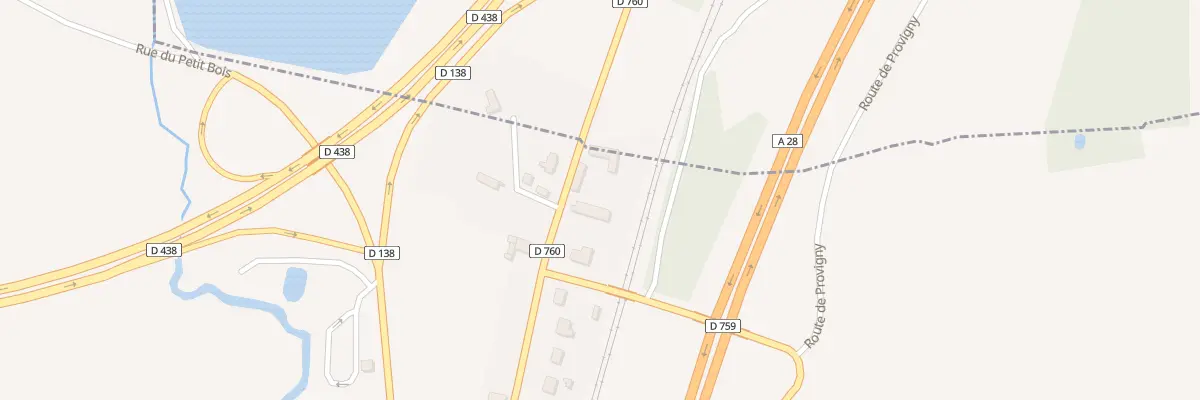 Plan du 24 Rue de la Division Leclerc à Saint-Gervais-du-Perron