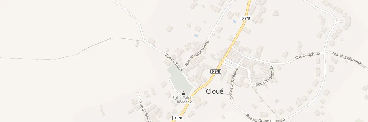 Plan du 6 Rue du Treuil à Cloué