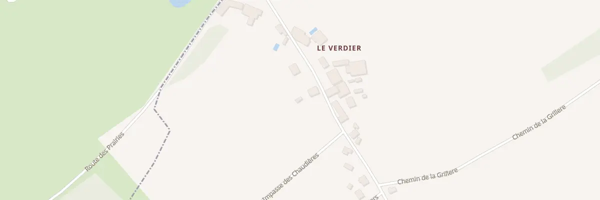 Plan du 825 Rte du Verdier à Saint Privat en Périgord