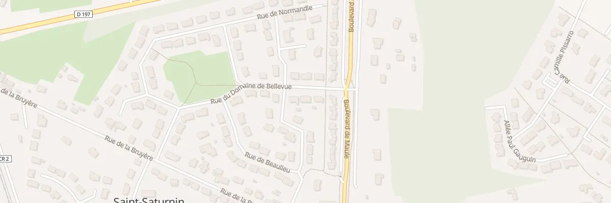 Plan du 24 Rue du Domaine de Bellevue à Saint-Saturnin