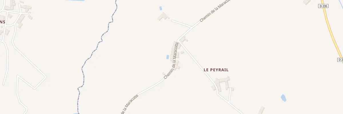 Plan du 63 Le Peyrail aux Lèves-et-Thoumeyragues