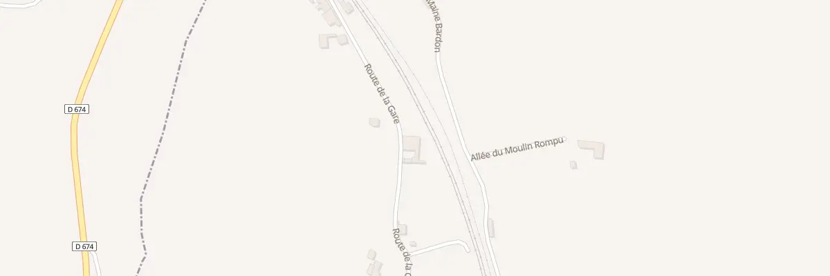 Plan du 5 Rte de la Gare à Boisné-La Tude