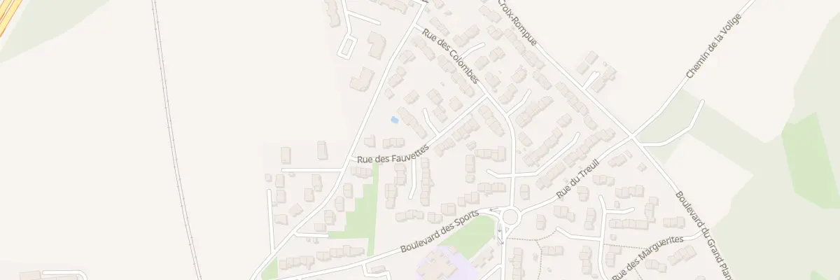 Plan du 2 Imp des Merles à Gond-Pontouvre