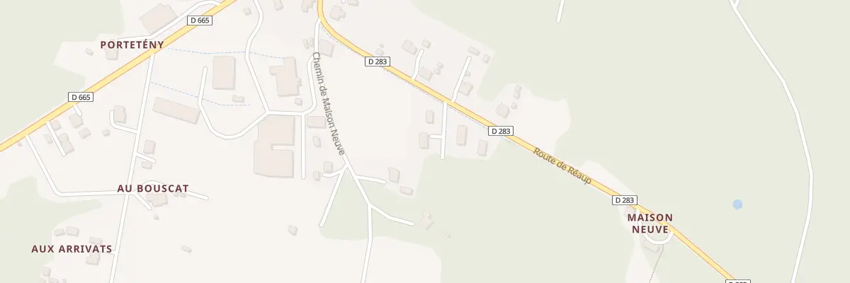 Plan du 288 Maison Neuve à Durance