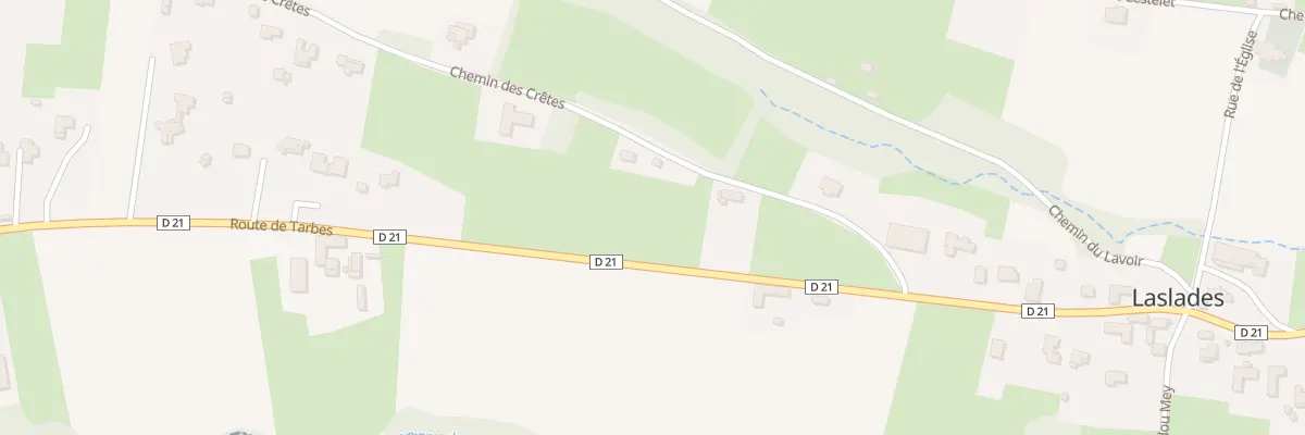 Plan du 9B Che des Crêtes à Laslades
