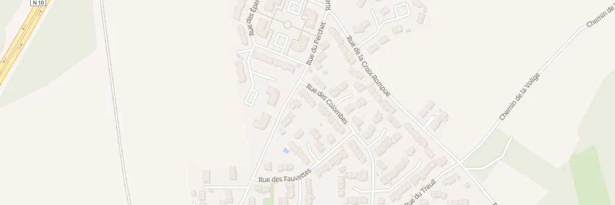 Plan du 46 Rue des Colombes à Gond-Pontouvre