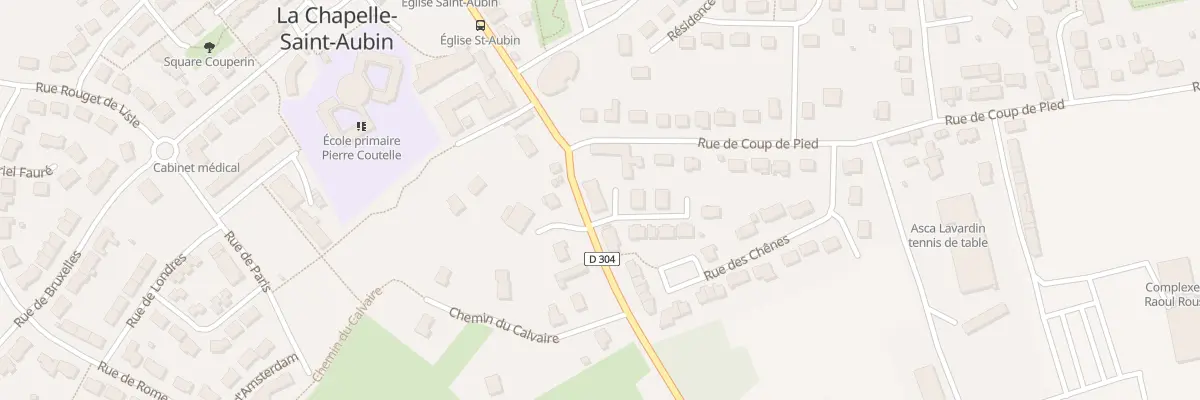 Plan du 14 Rue Véron de Forbonnais à La Chapelle-Saint-Aubin