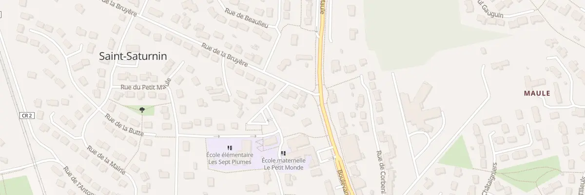 Plan du 5 Rue de la Bruyère à Saint-Saturnin