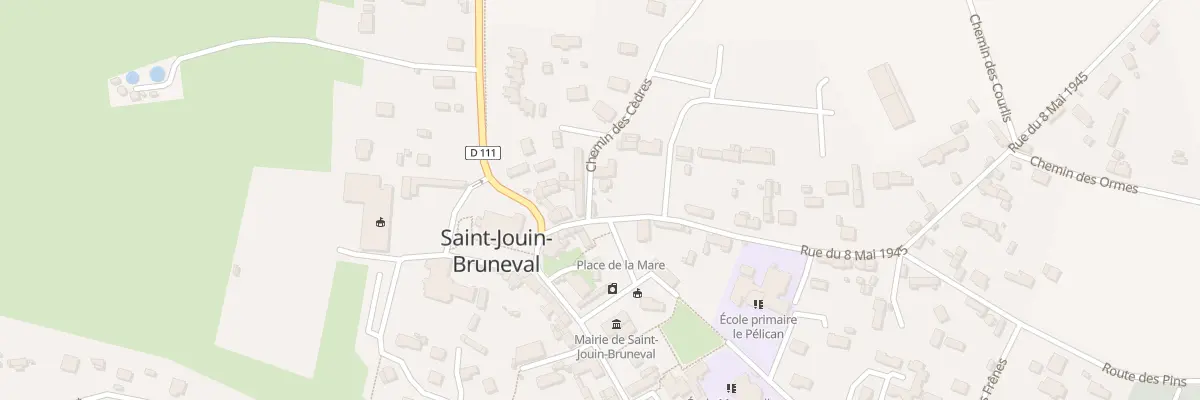 Plan du 7 Rue du 8 mai 1945 à Saint-Jouin-Bruneval