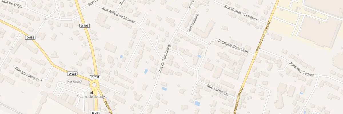 Plan du 22 Rue de Tombeloly à Marmande