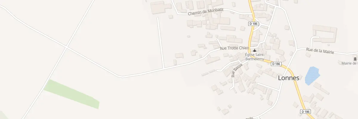 Plan du 12 Rue Trotte Chien à Lonnes