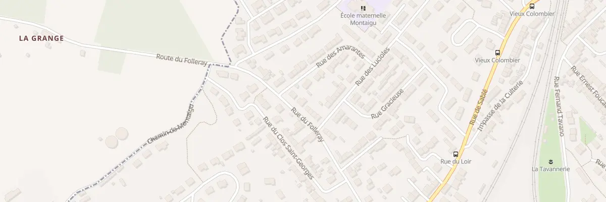 Plan du 48 Rue du Folleray au Mans