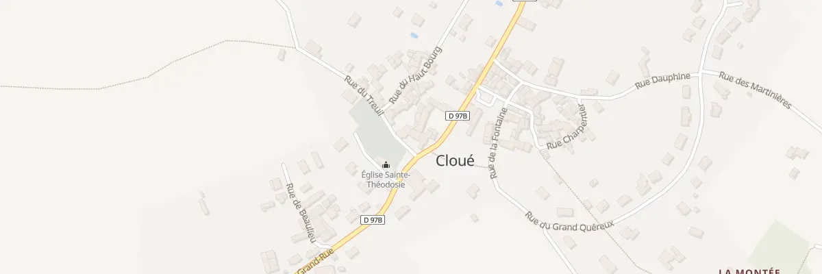Plan du 2 Rue du Treuil à Cloué