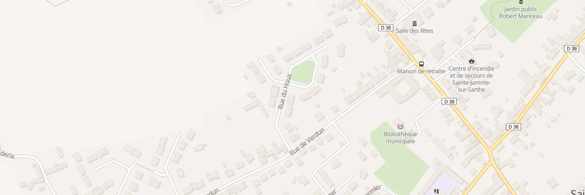 Plan du 7 Rue du Houx à Sainte-Jamme-sur-Sarthe