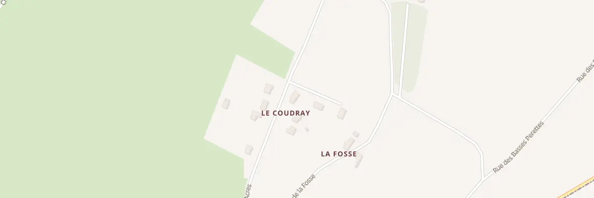 Plan du 5058 Les Acres à Chenay