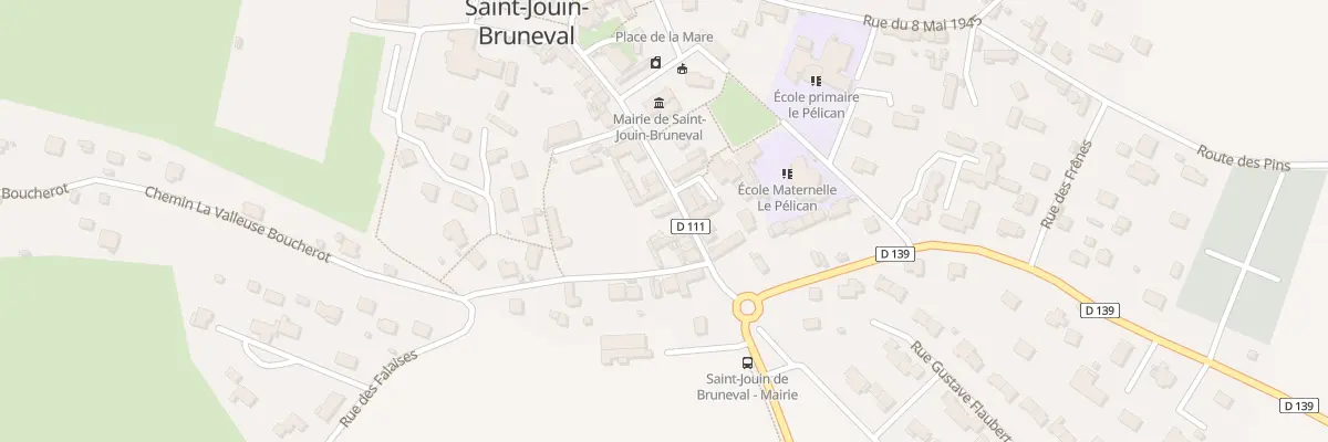 Plan du 11 Rue du Général de Gaulle à Saint-Jouin-Bruneval