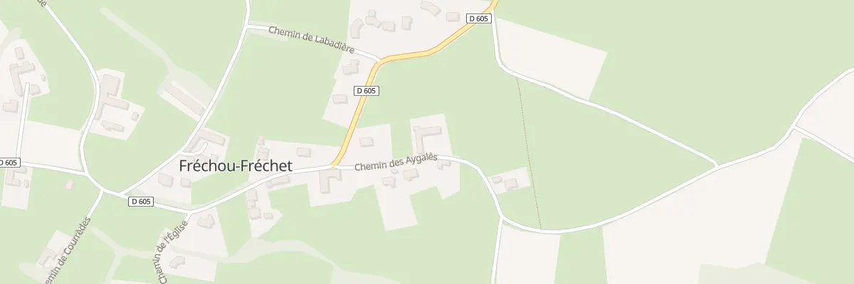 Plan du 3 Che des Aygales à Fréchou-Fréchet