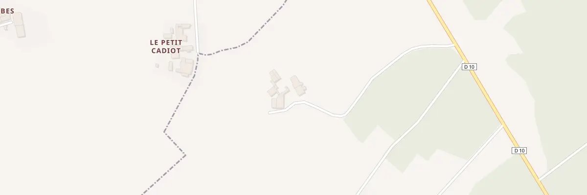 Plan du 5012 Le Grand Cadiot à Bors (Canton de Tude-et-Lavalette)