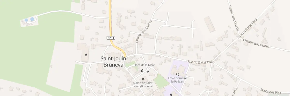 Plan du 11 Rue du 8 mai 1945 à Saint-Jouin-Bruneval