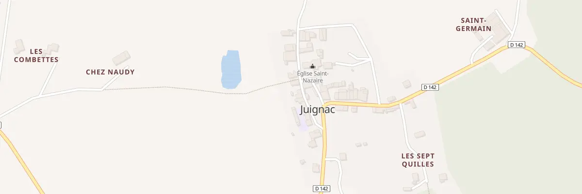 Plan du 13 Rue de la Mairie à Juignac