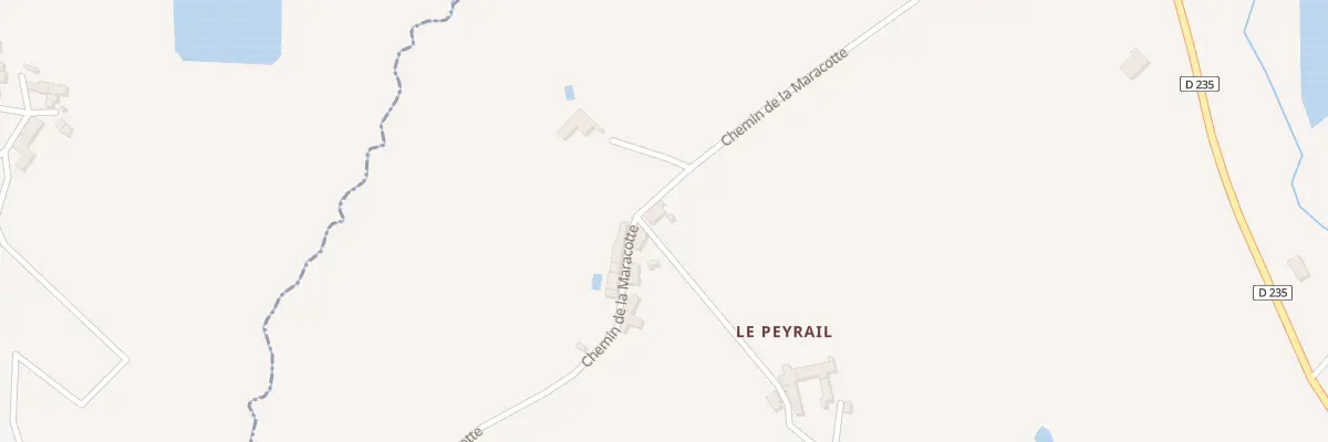 Plan du 66 Le Peyrail aux Lèves-et-Thoumeyragues