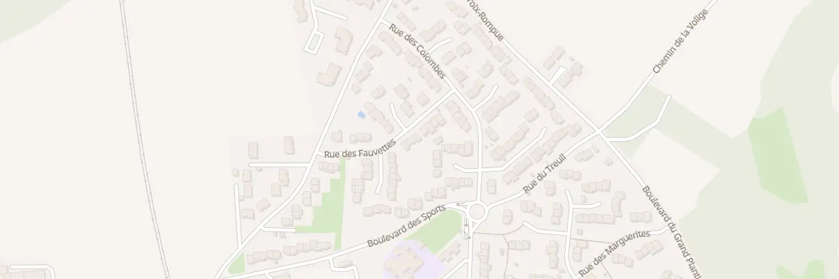 Plan du 29 Rue des Fauvettes à Gond-Pontouvre