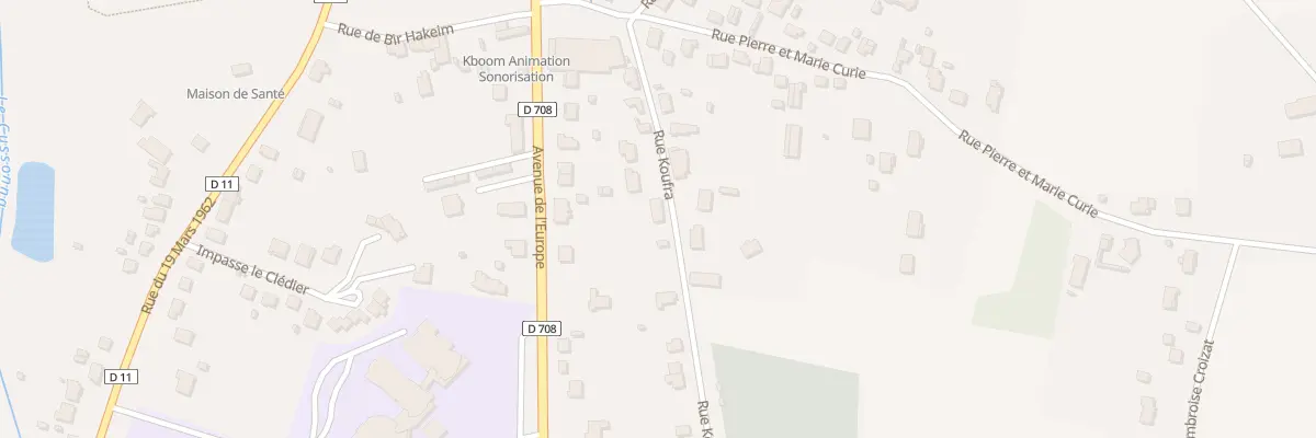 Plan du 16 Rue Koufra à Montpon-Ménestérol