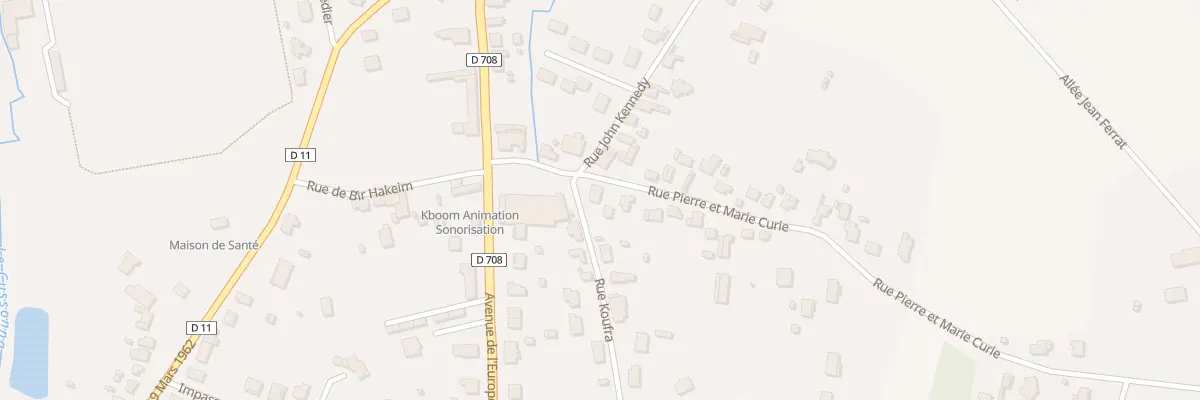 Plan du 5 Rue Koufra à Montpon-Ménestérol