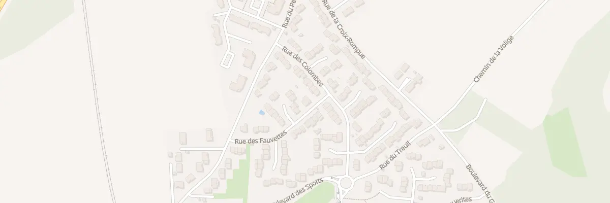 Plan du 26 Rue des Fauvettes à Gond-Pontouvre