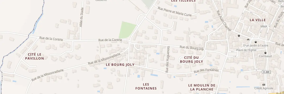 Plan du 9 Rue du Bourg Joly à Bourgueil