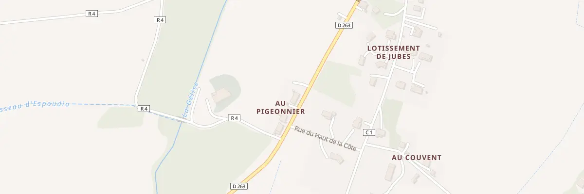 Plan du 470 Rte d’Aignan à Dému