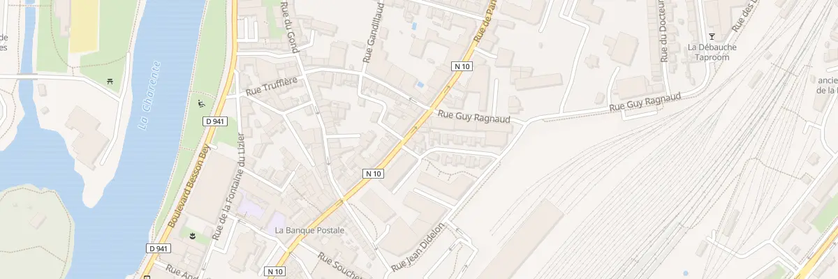 Plan du 79 Rue de Paris à Angoulême