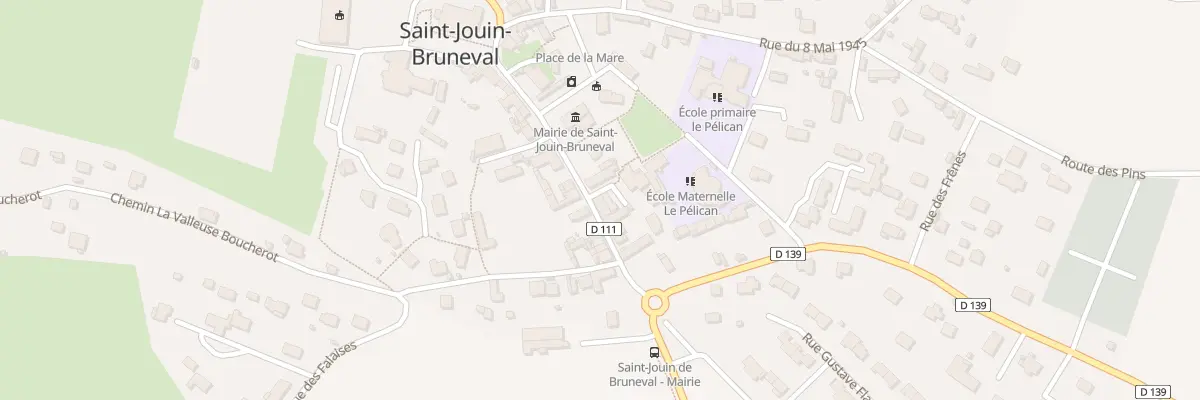 Plan du 10 Rue du Général de Gaulle à Saint-Jouin-Bruneval
