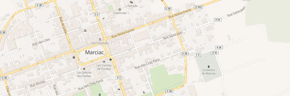 Plan du 20 Rue Saint-Jean à Marciac