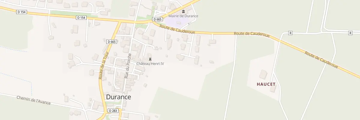 Plan du 3 Rue des Accacias à Durance