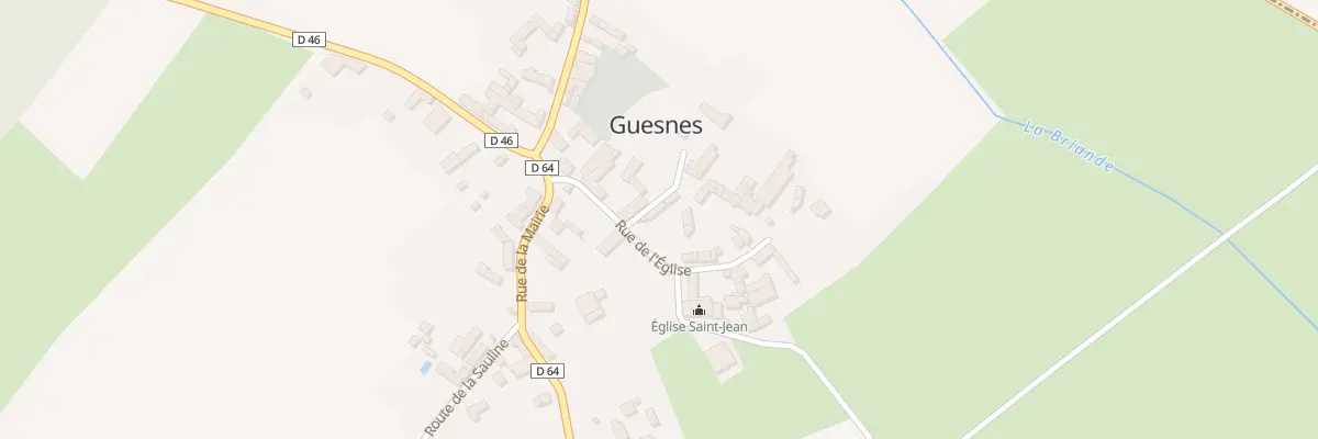 Plan du 2 Imp du Couvent à Guesnes