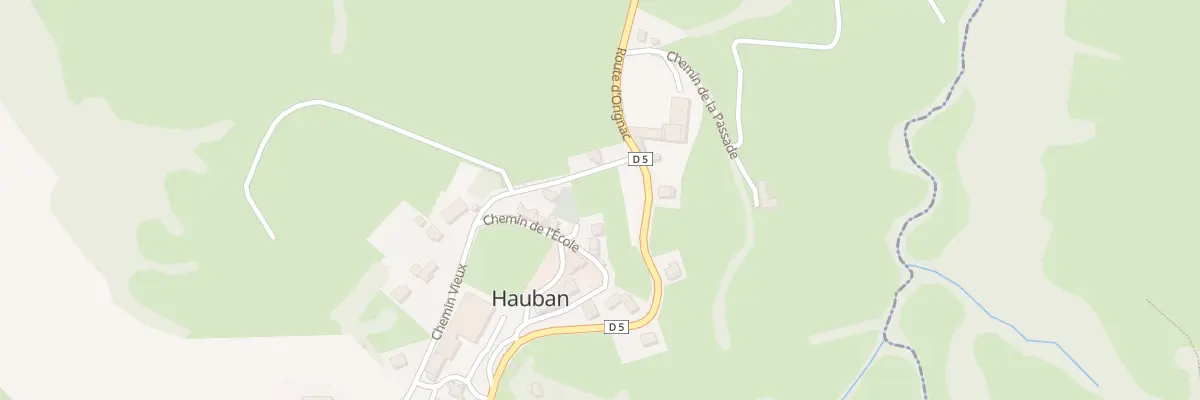 Plan du 5 Che de l’Ecole à Hauban