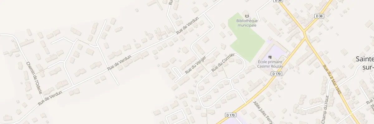 Plan du 6 Rue du Verger à Sainte-Jamme-sur-Sarthe