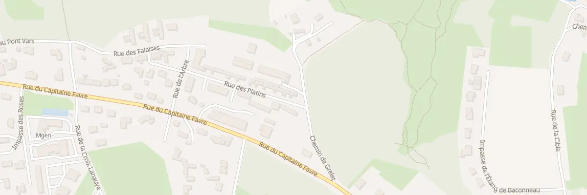 Plan du 23 Rue des Platins à Angoulême