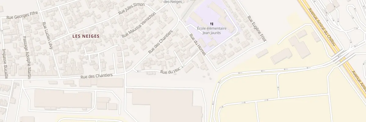 Plan du 23 Rue du Hoc au Havre