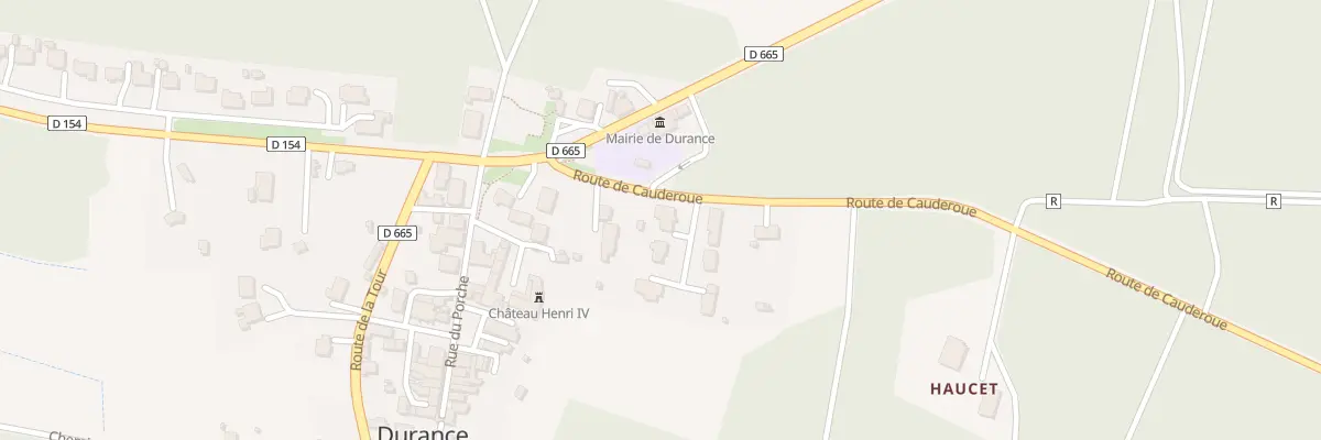 Plan du 1 Rue des Accacias à Durance
