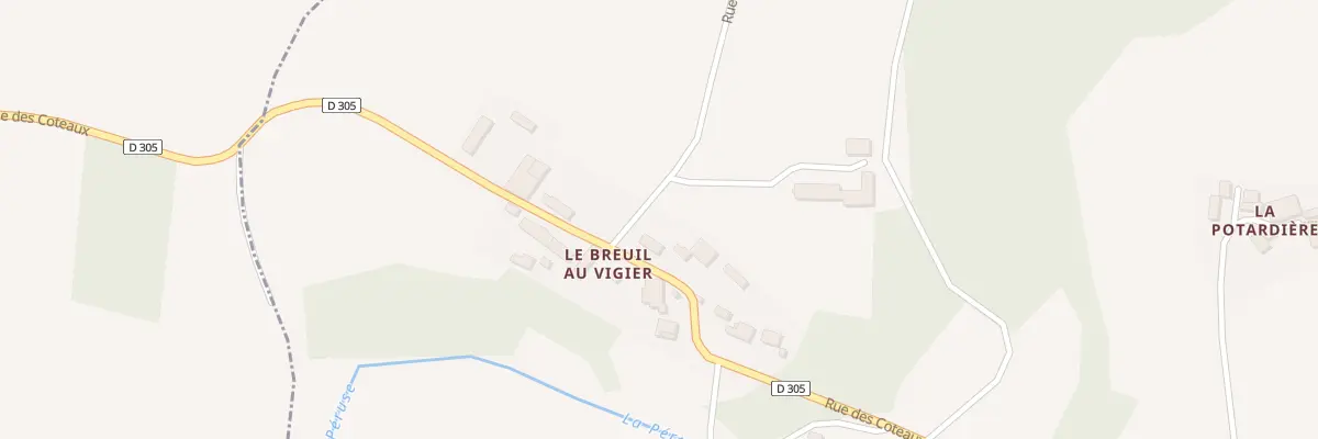 Plan du 6 Rue des Côteaux à Bernac