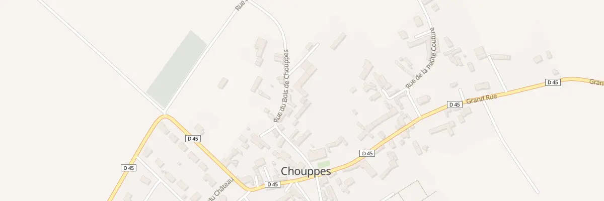 Plan du 6 Rue du Bois de Chouppes à Chouppes