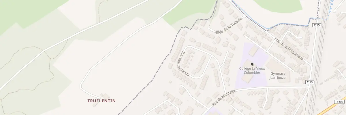 Plan du 40 Rue des Goélands au Mans