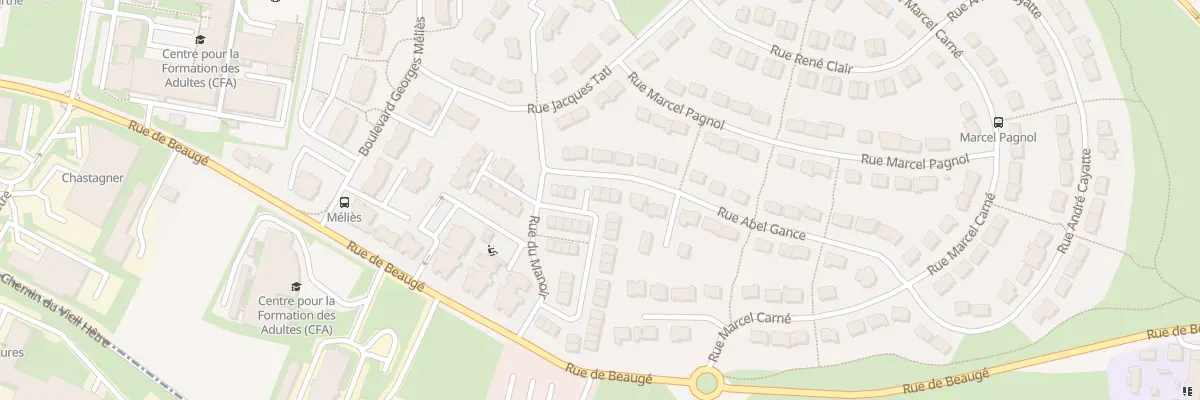 Plan du 30C All du Manoir au Mans