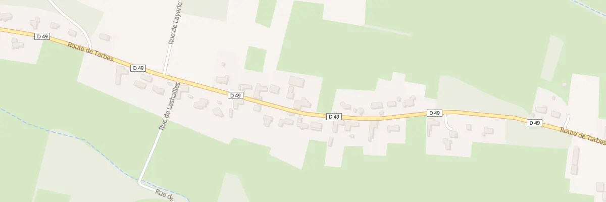 Plan du 36 Rte de Tarbes à Souyeaux