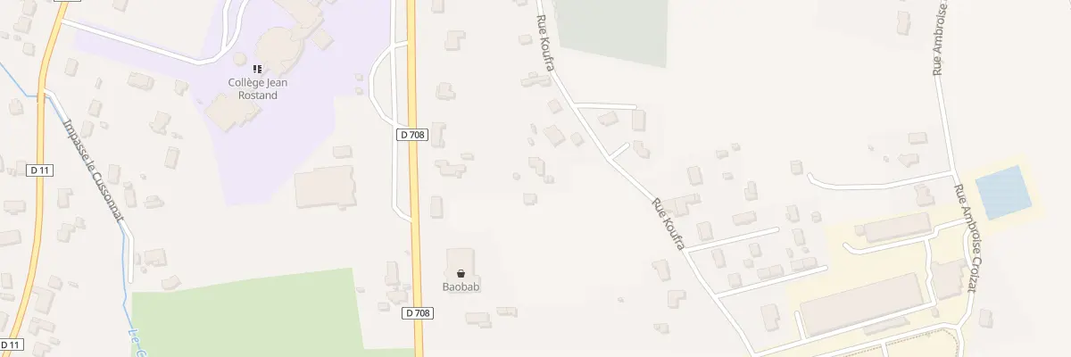 Plan du 32 Rue Koufra à Montpon-Ménestérol