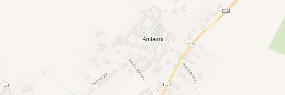 Plan du 2 Rue de Rigny à Amberre