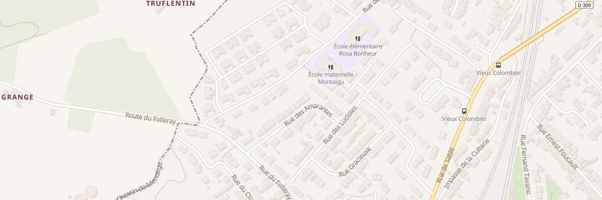 Plan du 18 Rue des Amarantes au Mans