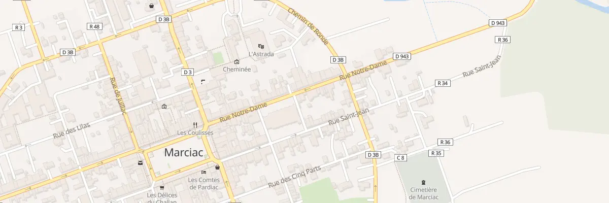 Plan du 24 Rue Notre Dame à Marciac
